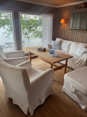 110. Hytte innsjø strandlinje båt sauna, Oslo Akershus 1 time 45 min, 3 soverom, 6 sengeplasser, kjøkken, stue, brygge, og badstue. Turvandring og sykling Norgesferie Øst-Norge grenseskogen Sverige. - Bilde 15