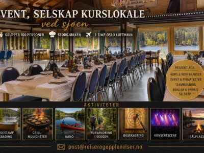 310. Dagkonferanse kurslokale ved sjøen, 100 - 250 personer, Oslo lufthavn Gardermoen 1 time, selskap arrangement, markedshall showroom, demolokale, event kick off scene, 2 bad, wc, konsert, Oslo 1 time 25 min. Akershus Innlandet.
