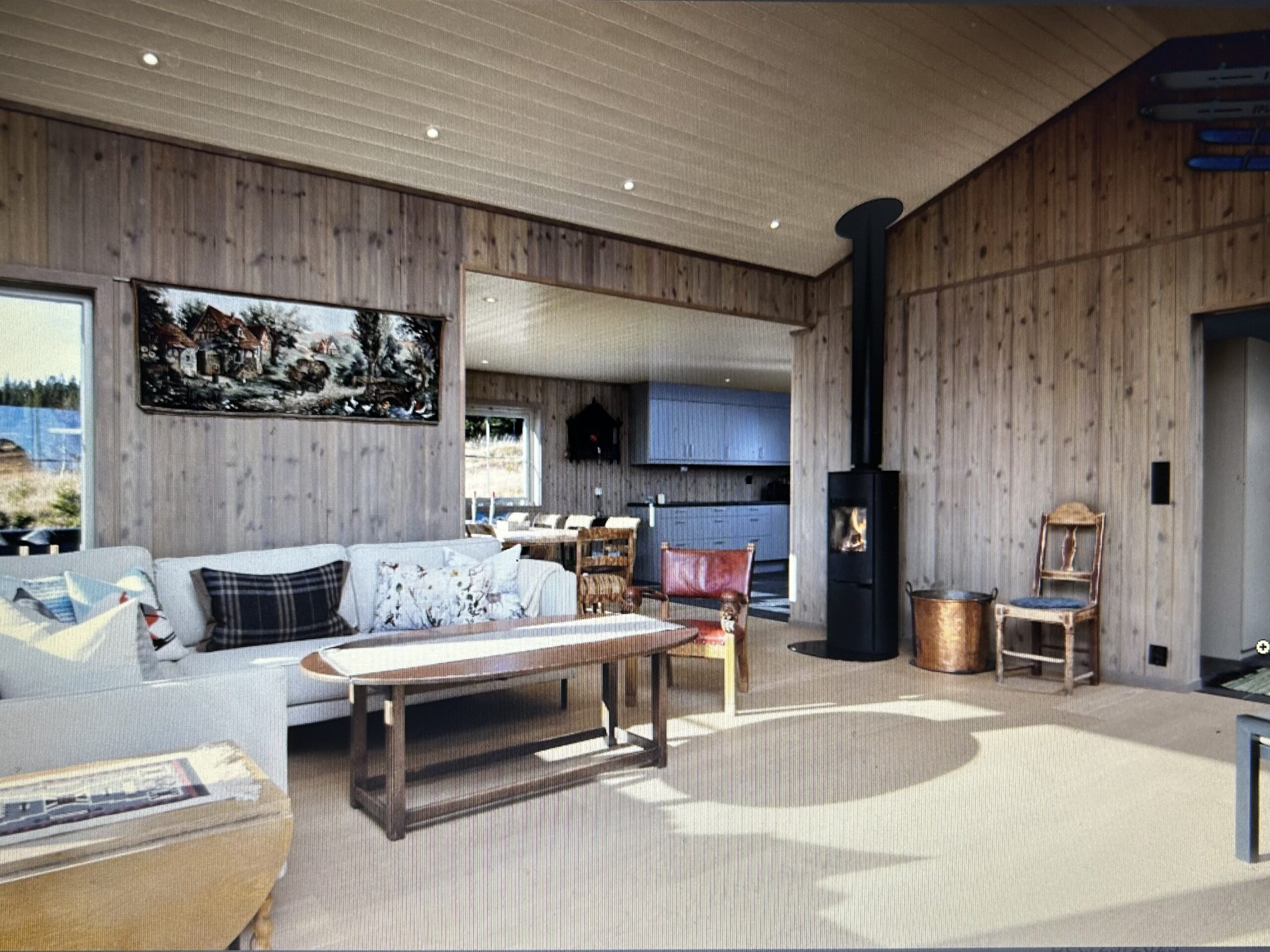 313. Hytte 10 + personer, 5 soverom inkl. loftstue, Oslo lufthavn Gardermoen 1 time, bad, kjøkken, stue, terasse, ski/alåin, turvandring, Innlandet. - Bilde 4