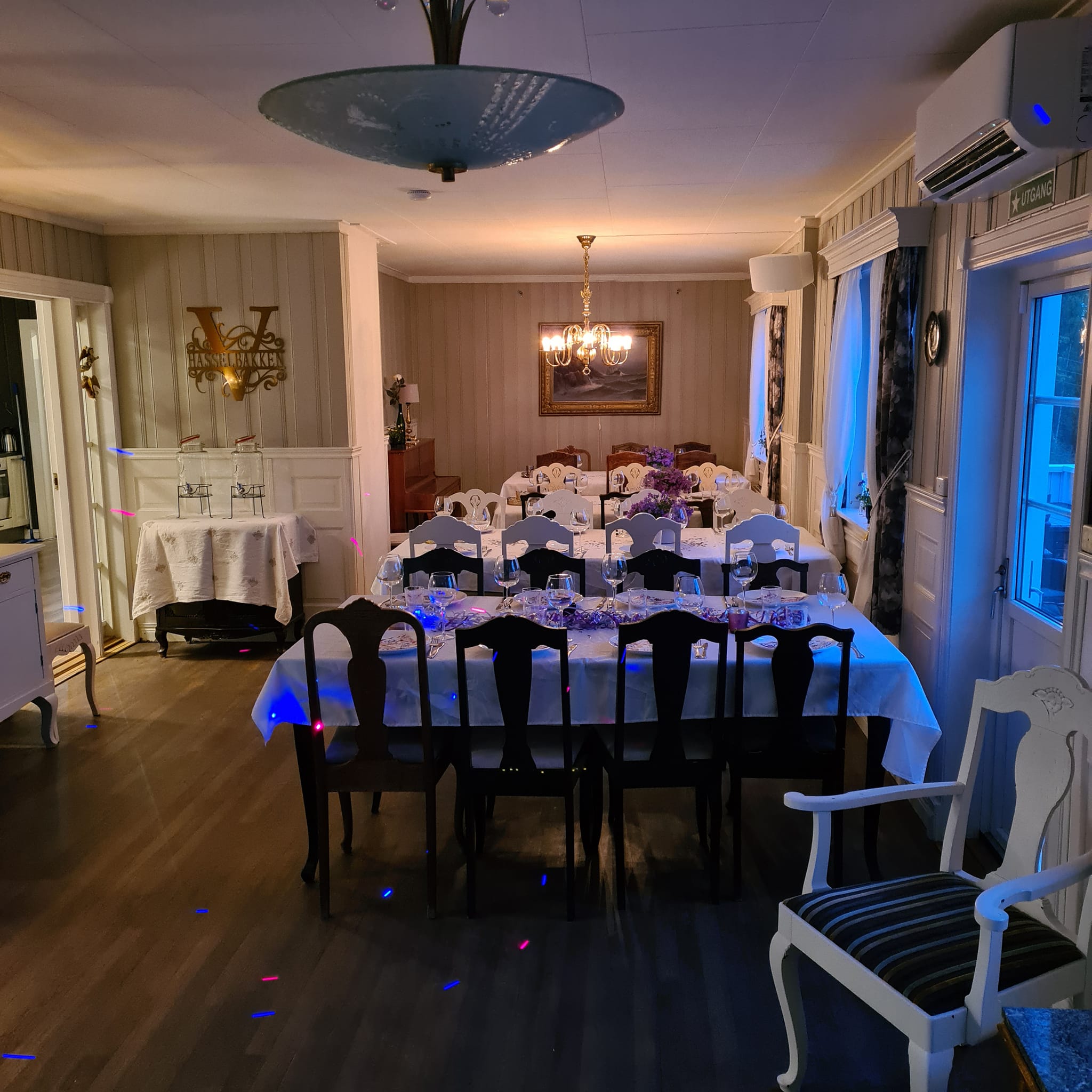 327. Selskapslokale langbord 30 personer, 13 soverom for 21 personer, selvhushold, kurs konferanse, langbord, 2 bad, 4 wc, Oslo lufthavn Gardermoen 35 min. - Bilde 7