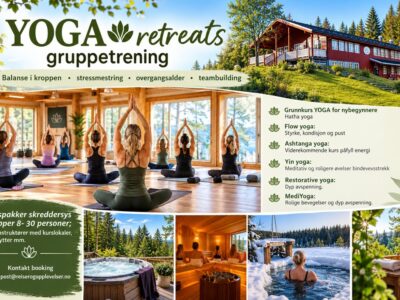 Yoga kurspakker for grupper, 8 - 30 personer, kurslokaler, grunnkurs stressmestring, overgangsalder